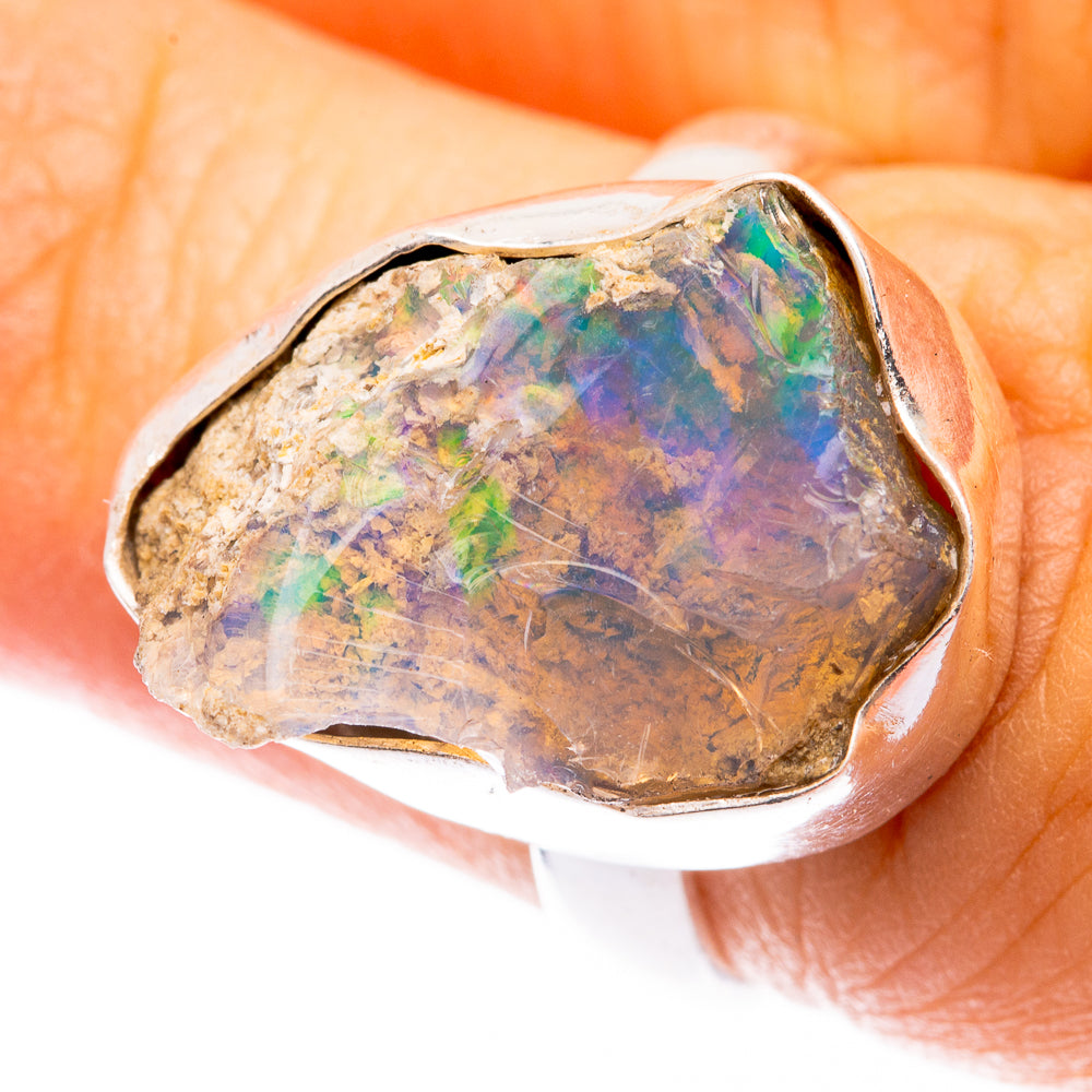 Raw Ethiopian Opal Ring Size 6 (925 Sterling Silver) R141565