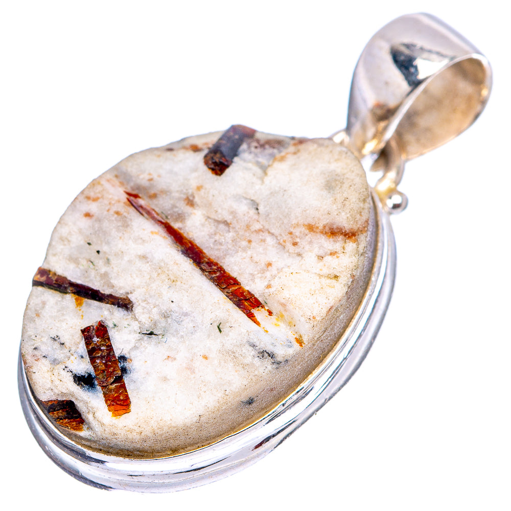 Astrophyllite Pendant 1 1/4" (.925 Sterling Silver)