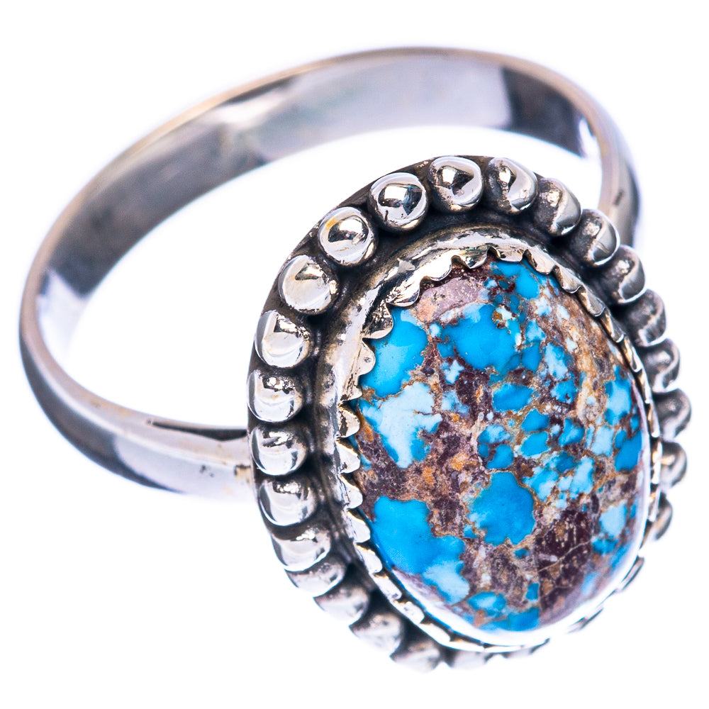 Rare Golden Hills Turquoise Ring Size 8 (925 Sterling Silver) R2974