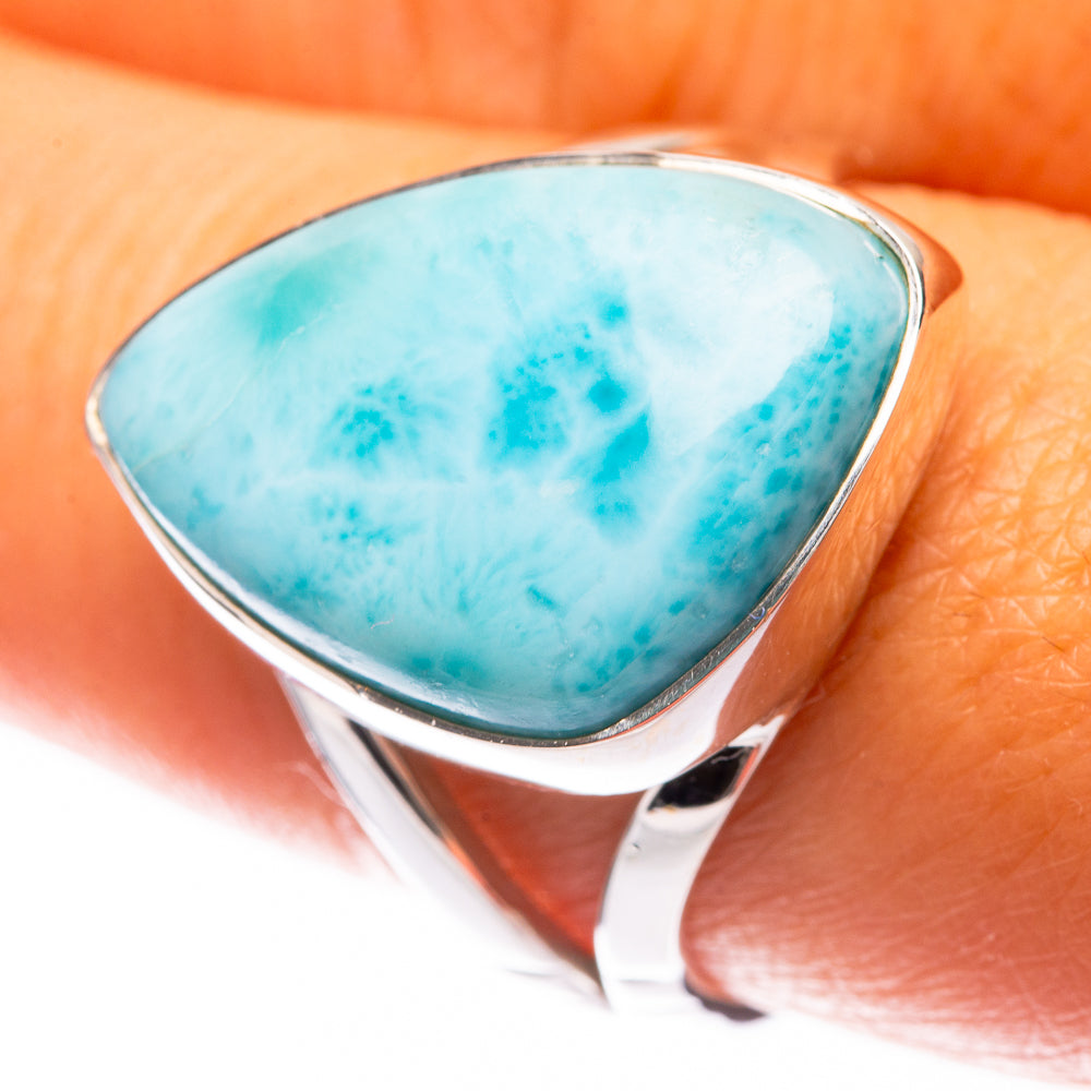 Premium Larimar Ring Size 9 (925 Sterling Silver) R141735
