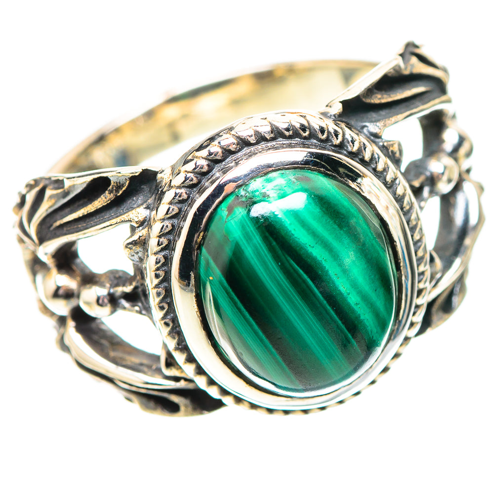 Malachite Ring Size 7.25 (925 Sterling Silver) RING138957