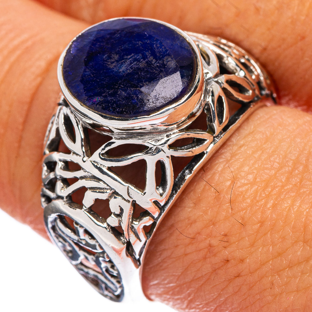 Blue Sillimanite Ring Size 9 (925 Sterling Silver) R146367