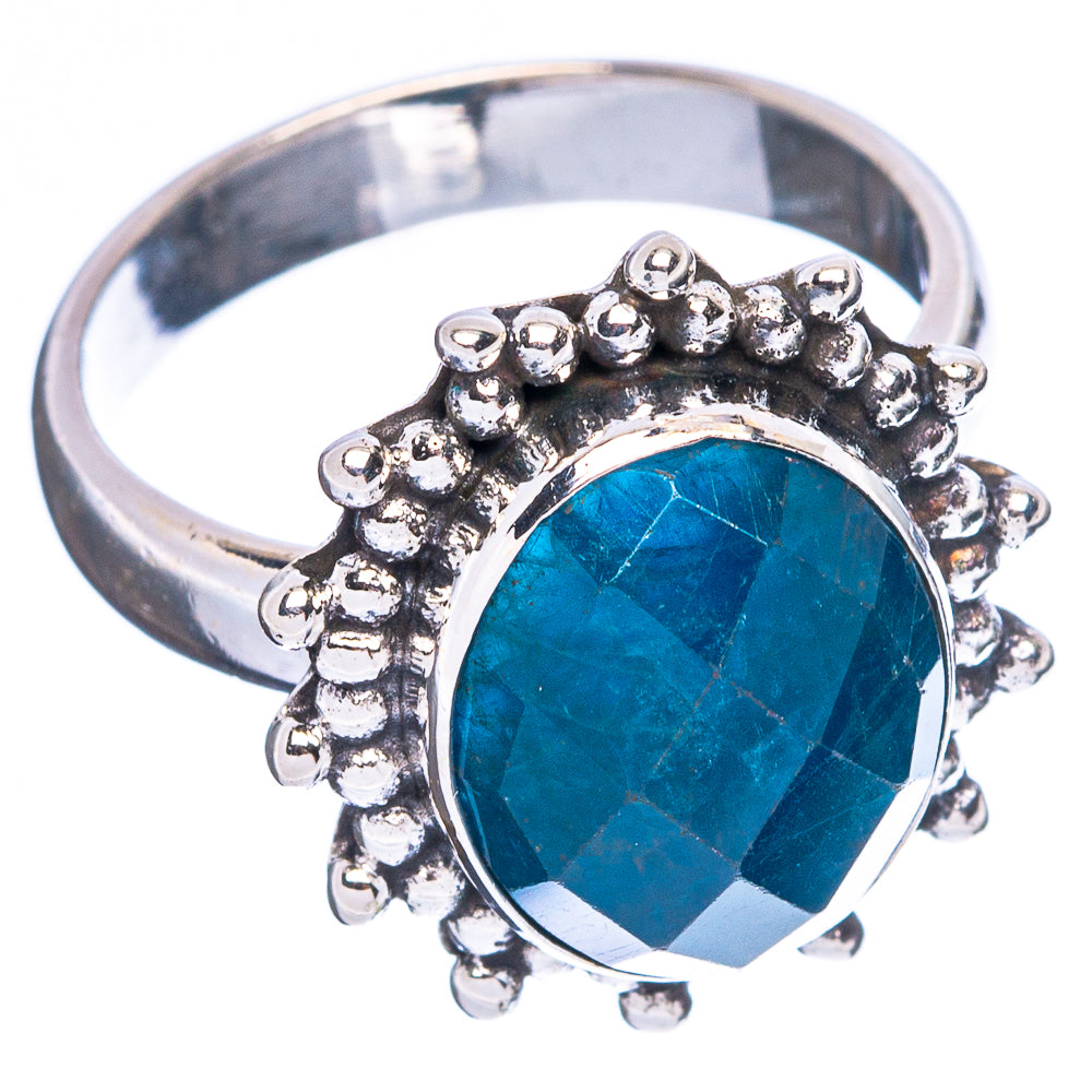 Rare Apatite Ring Size 6 (925 Sterling Silver) R5068