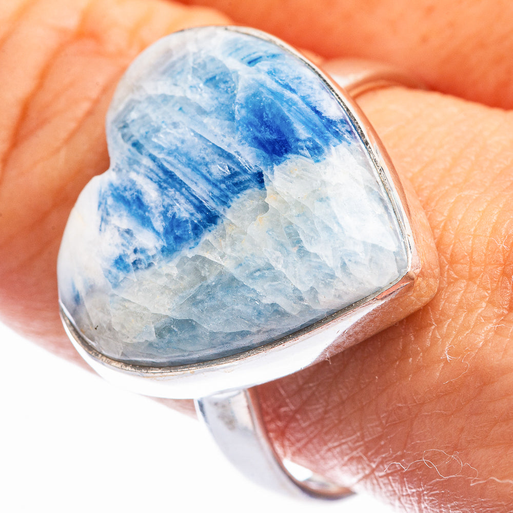 Blue Scheelite Ring Size 10.25 (925 Sterling Silver) R142223