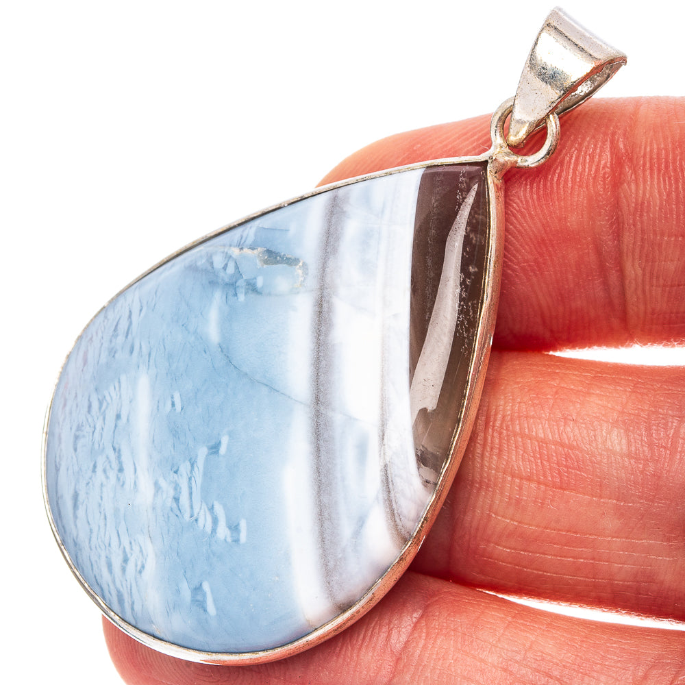 Owyhee Opal Pendant 2" (Silver Plated)