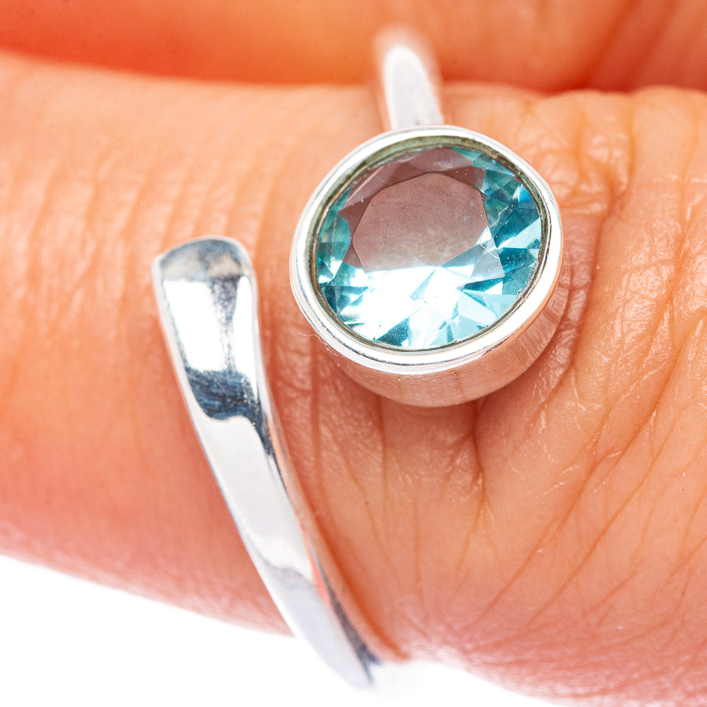 Blue Topaz Dainty Ring Size 6 (925 Sterling Silver) R145833