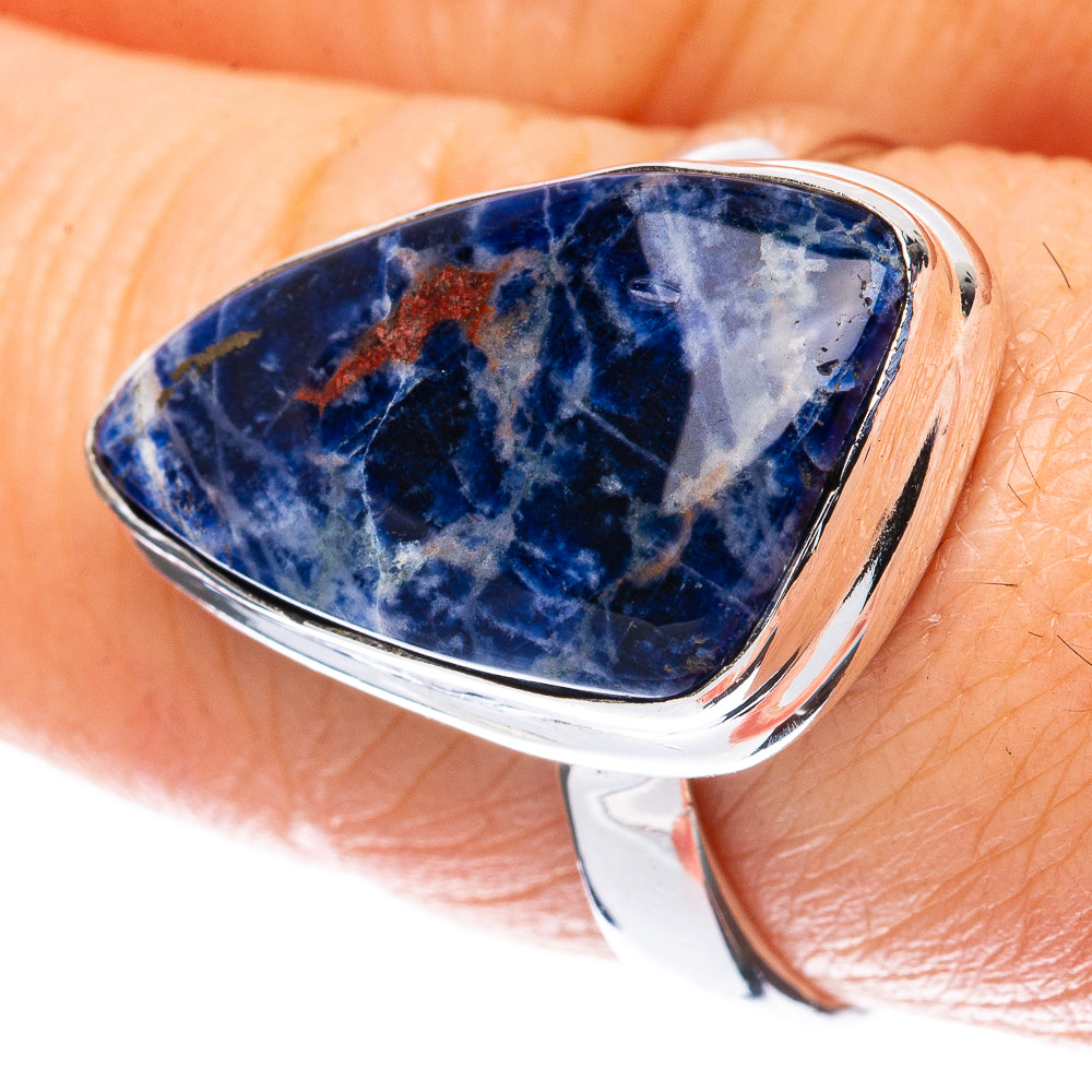Sodalite Ring Size 8.25 (925 Sterling Silver) R3004