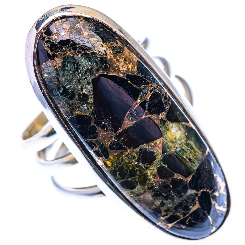 Large Mohave Black Onyx 925 Sterling Silver Ring Size 10.25 (925 Sterling Silver) RING140402