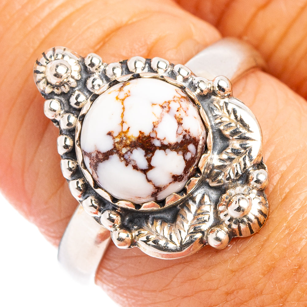 Wild Horse Jasper Ring Size 7.75 (.925 Sterling Silver)