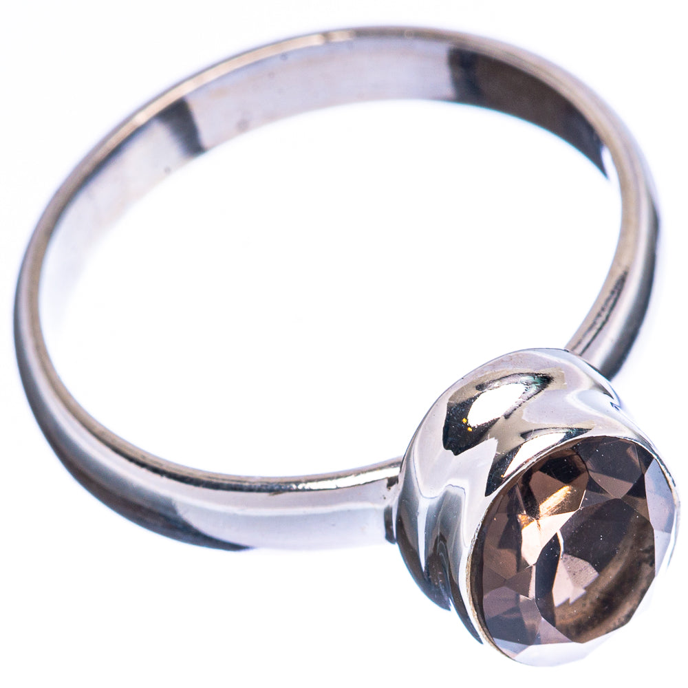 Value Smoky Quartz Ring Size 7.75 (925 Sterling Silver) R3159