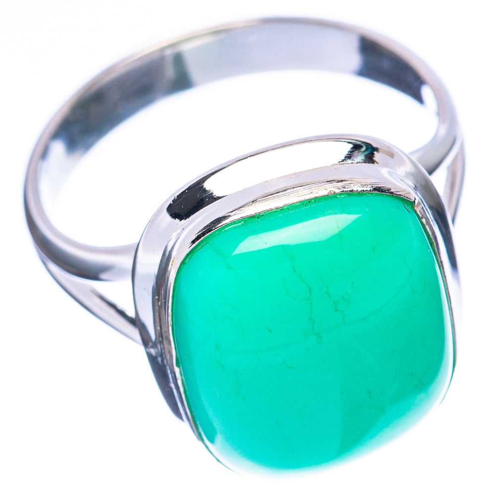 Chrysoprase Ring Size 8.75 (925 Sterling Silver) R2005