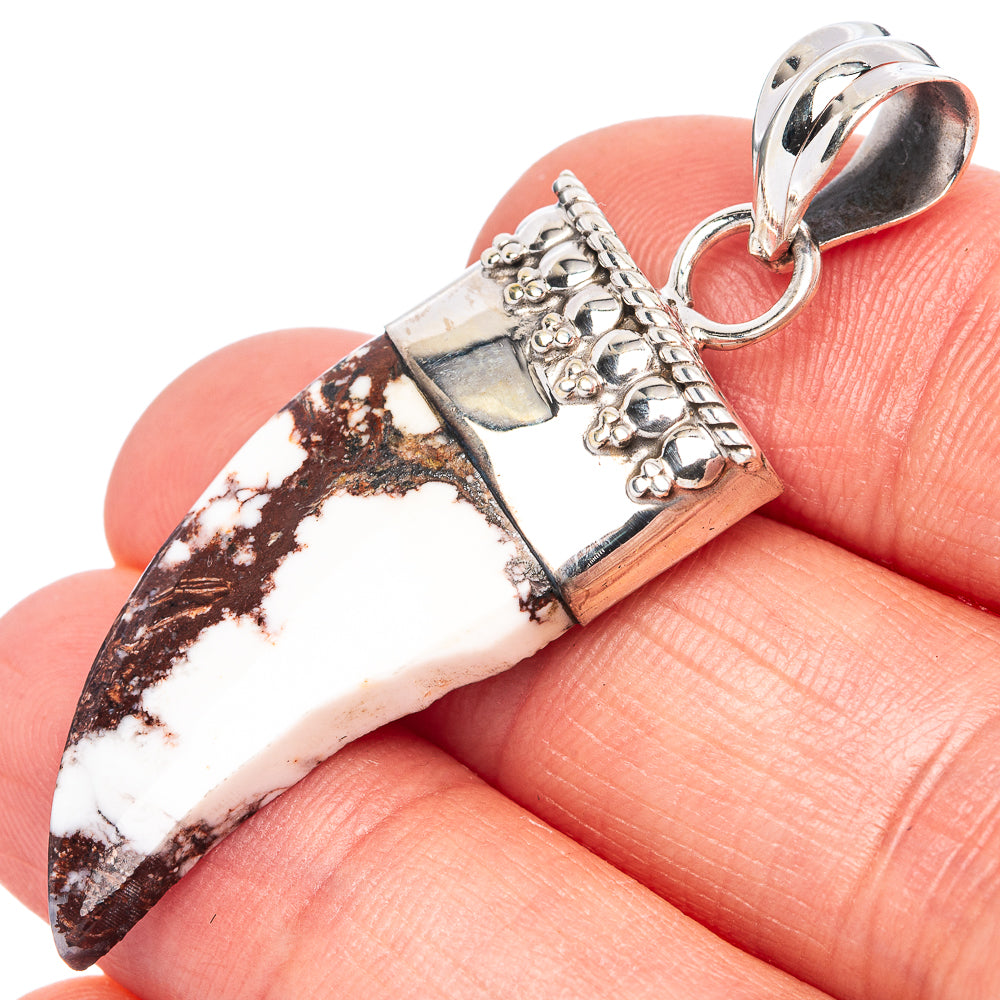 Wild Horse Jasper Pendant 1 7/8" (925 Sterling Silver) P42775