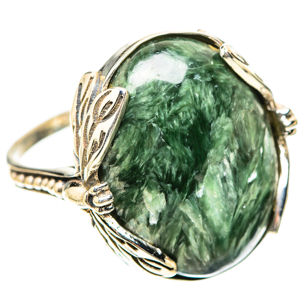Seraphinite 925 Sterling Silver Ring Size 9.75 (925 Sterling Silver) RING139335