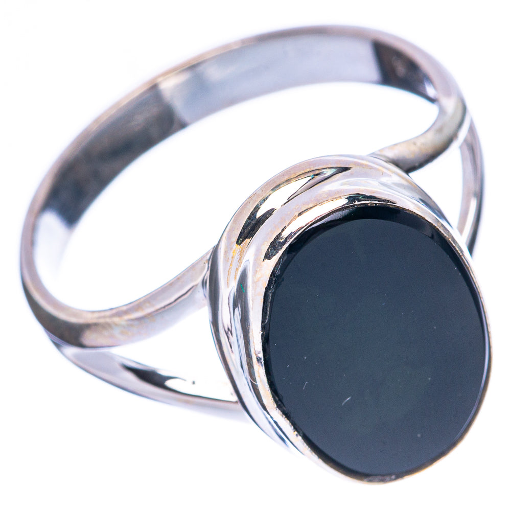 Shungite 925 Sterling Silver Ring Size 8 (925 Sterling Silver) R3862