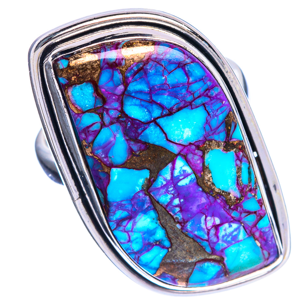 Large Spiny Oyster Turquoise Ring Size 6 (925 Sterling Silver) R144364