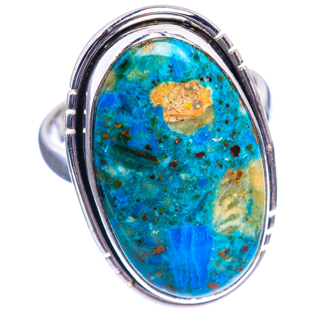 Chrysocolla Ring Size 8.5 (925 Sterling Silver) R142281