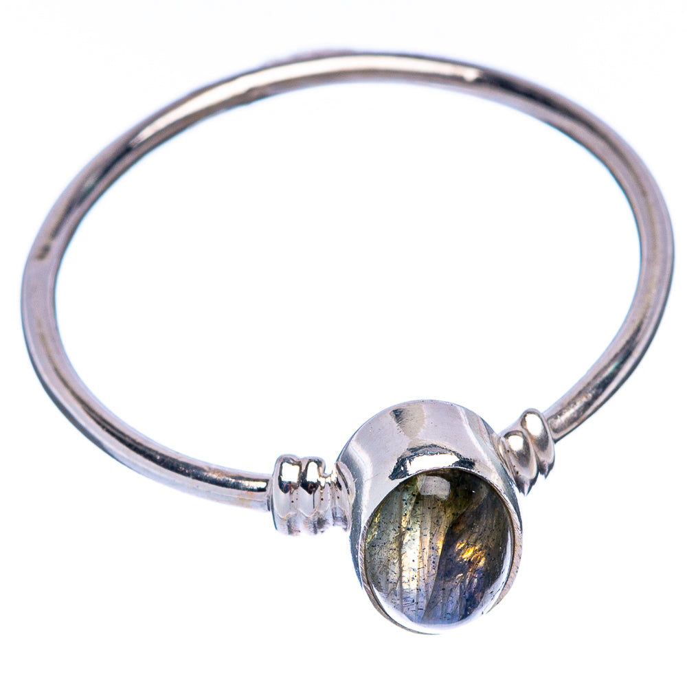 Labradorite Dainty Ring Size 9.5 (925 Sterling Silver) R145026