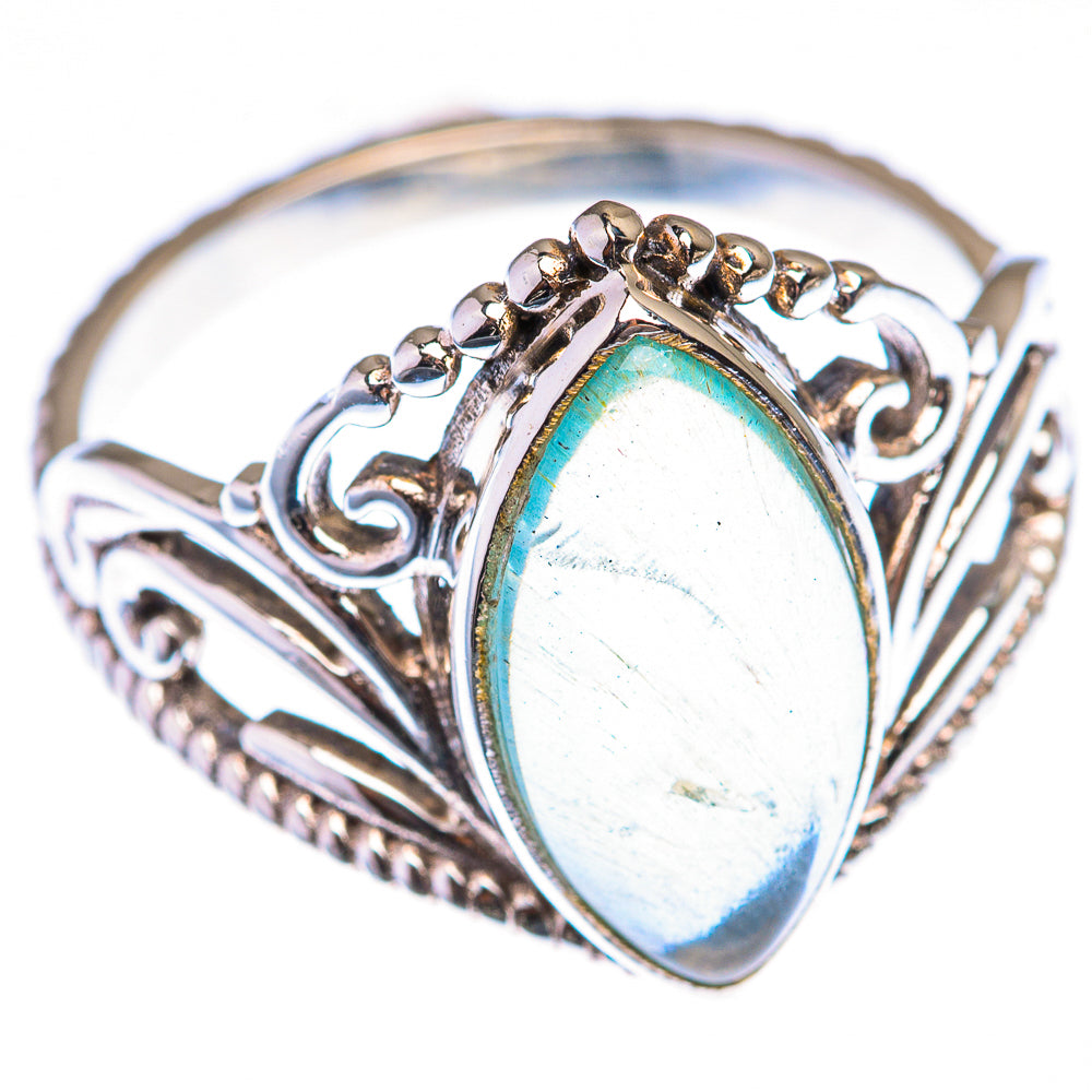 Natural Aquamarine Ring Size 10 (925 Sterling Silver) RING139892