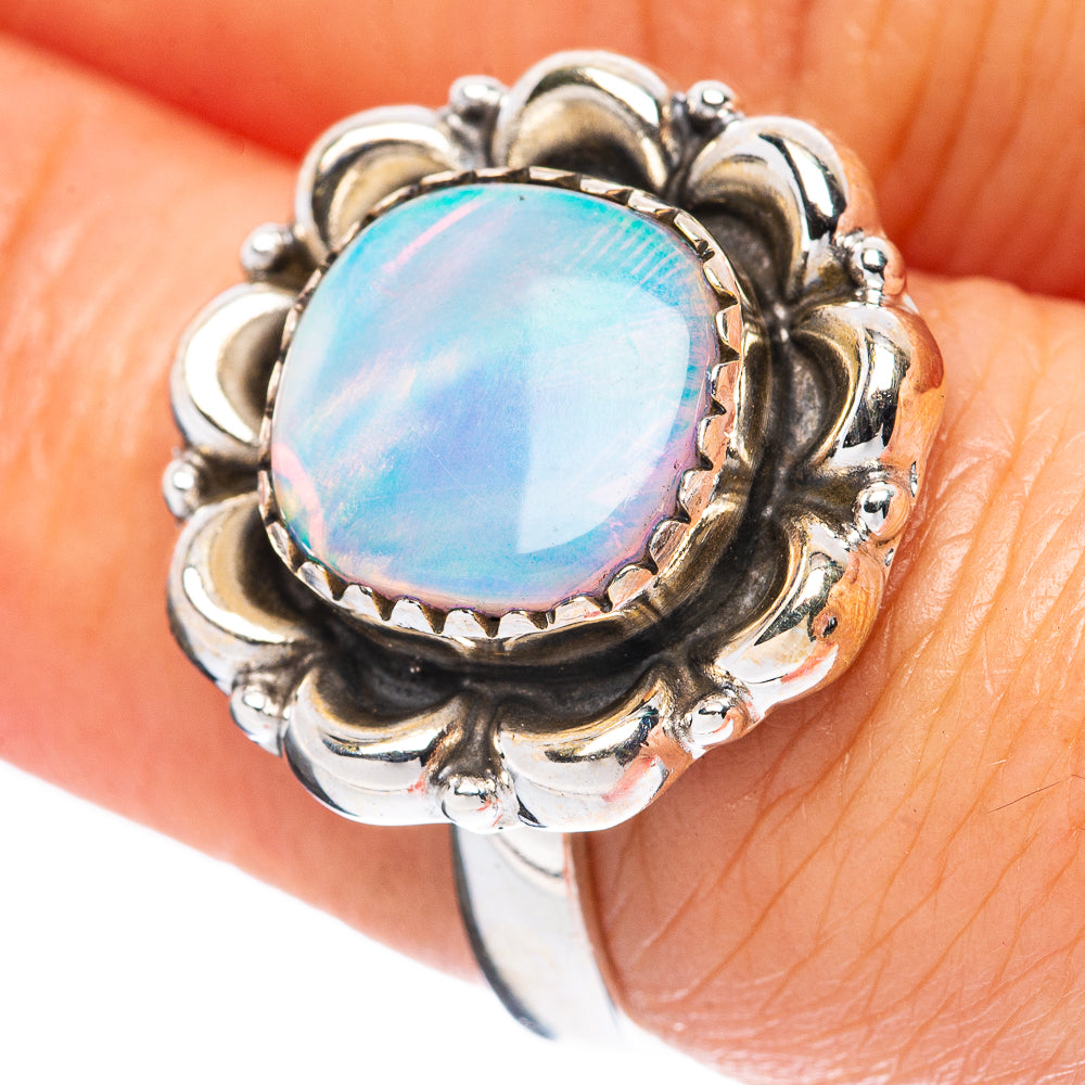 Aura Opal Ring Size 6.75 (925 Sterling Silver) R4525