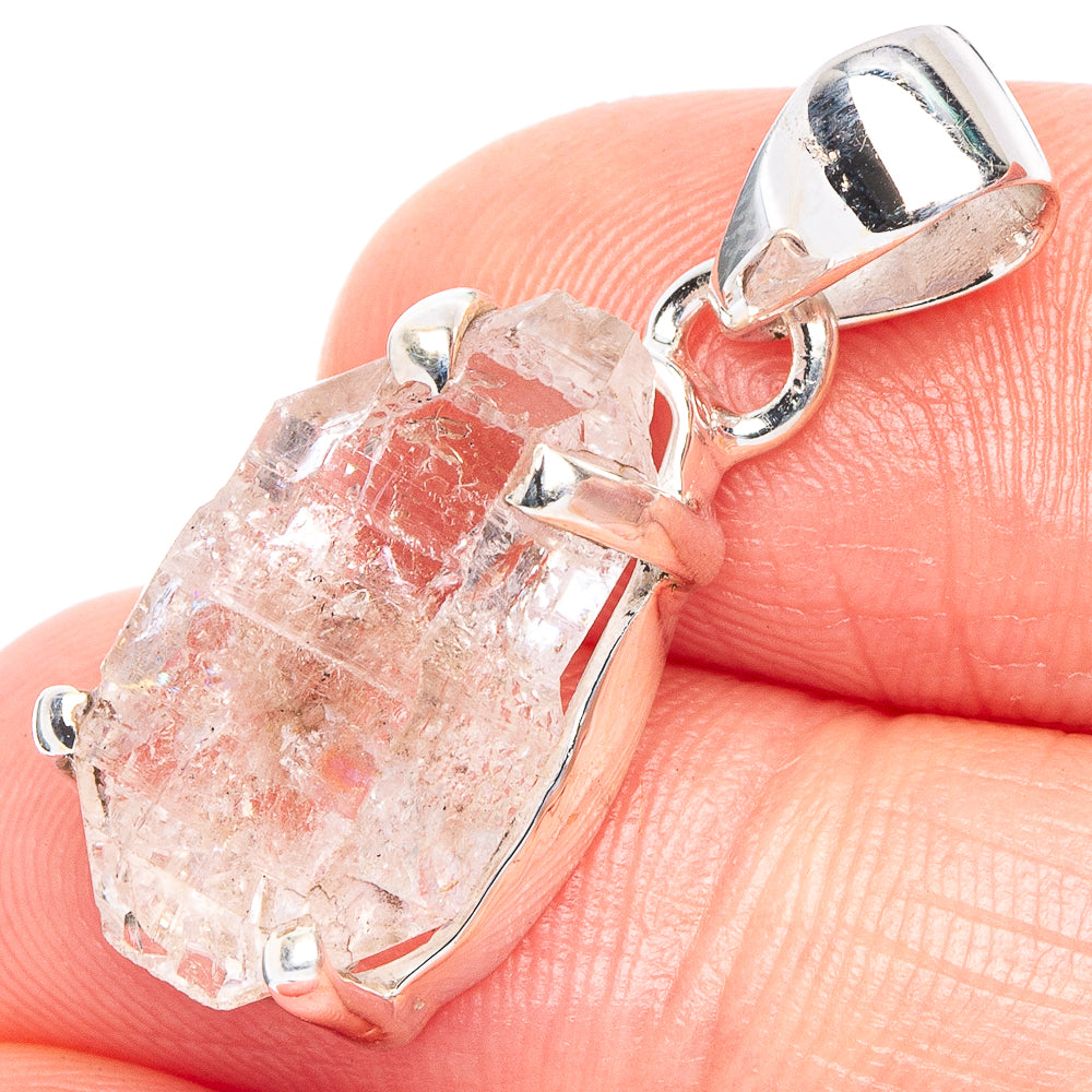 Herkimer Diamond Pendant 1 1/8" (925 Sterling Silver) P43906
