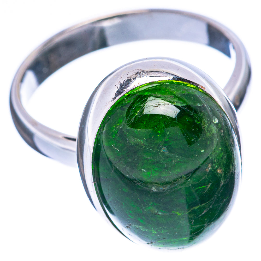 Rare Chrome Diopside Ring Size 7.75 (925 Sterling Silver) R2122