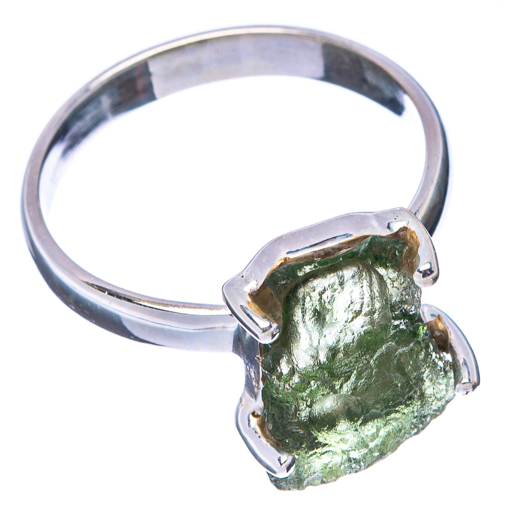Moldavite Ring Size 7 (.925 Sterling Silver)