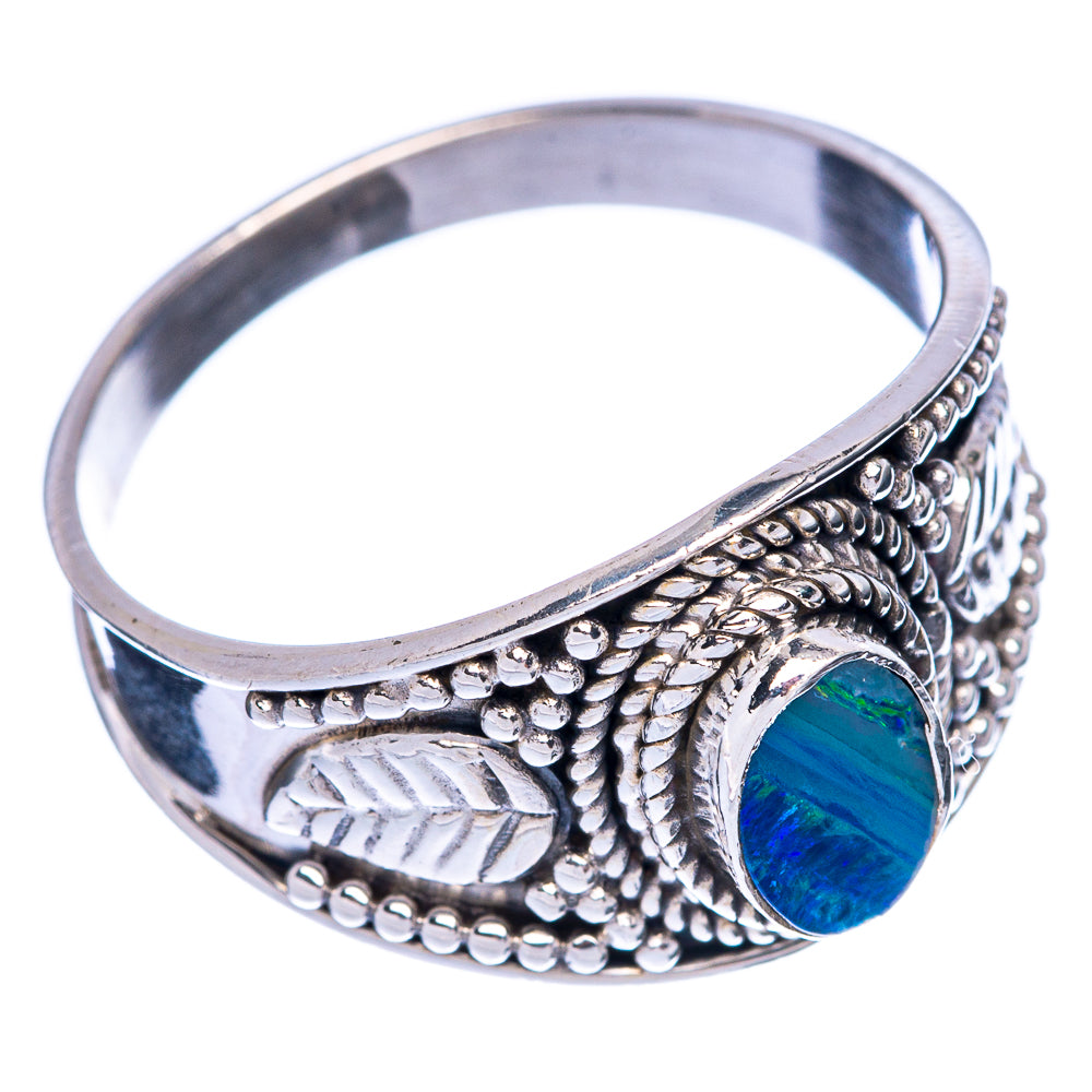 Rare Australian Fire Opal Ring Size 9 (925 Sterling Silver) R145546