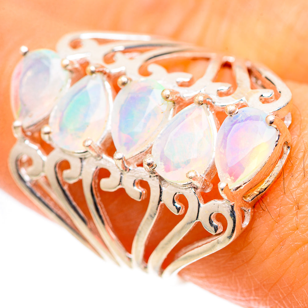 Ethiopian Opal 925 Sterling Silver Ring Size 7.5 (925 Sterling Silver) RING139616