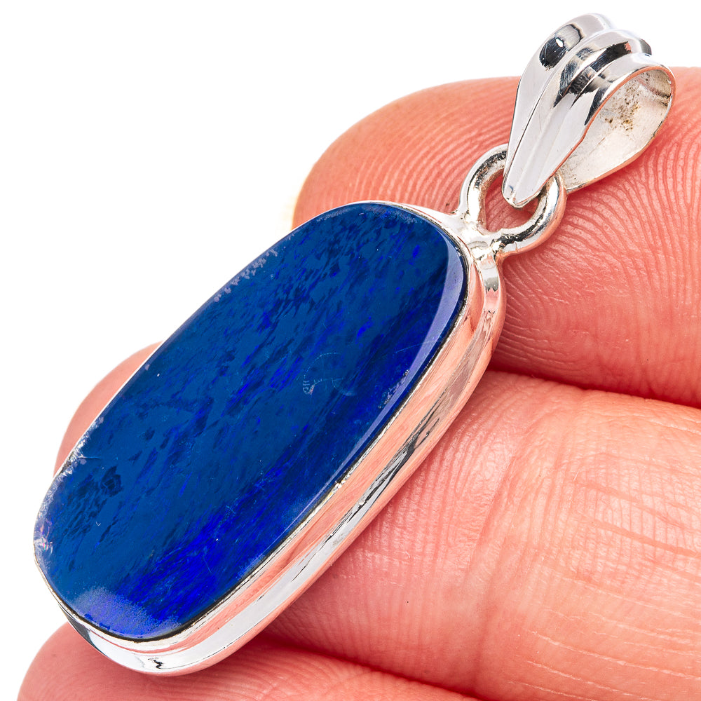 Rare Australian Fire Opal Pendant 1 1/2" (925 Sterling Silver) P39955