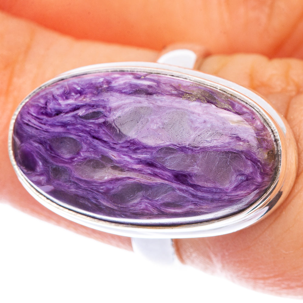 Charoite Ring Size 5.75 (925 Sterling Silver) R144717