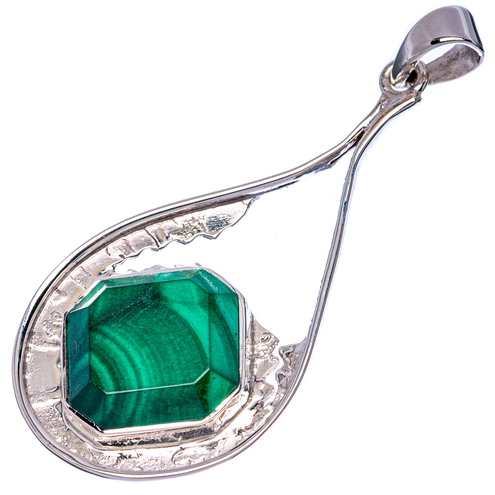Asc Premium Malachite Pendant 2" (925 Sterling Silver) P42259
