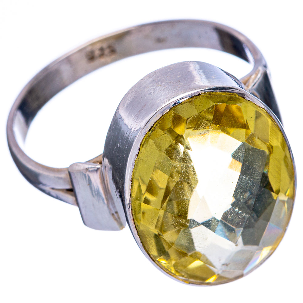 Lemon Quartz Ring Size 13 (925 Sterling Silver) R146531