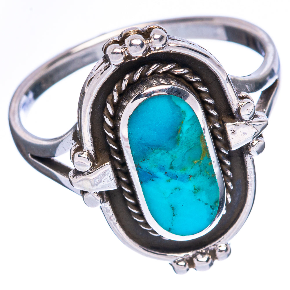 Rare Arizona Turquoise Ring Size 9.5 (925 Sterling Silver) R2333