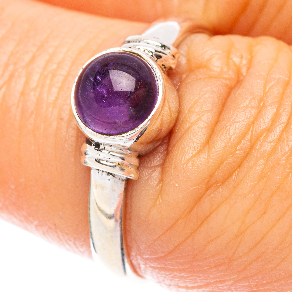 Amethyst Dainty Ring Size 7 (925 Sterling Silver) R5754