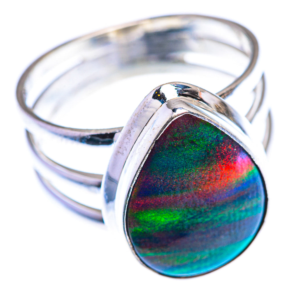 Aura Opal Ring Size 8.25 (925 Sterling Silver) RING140103