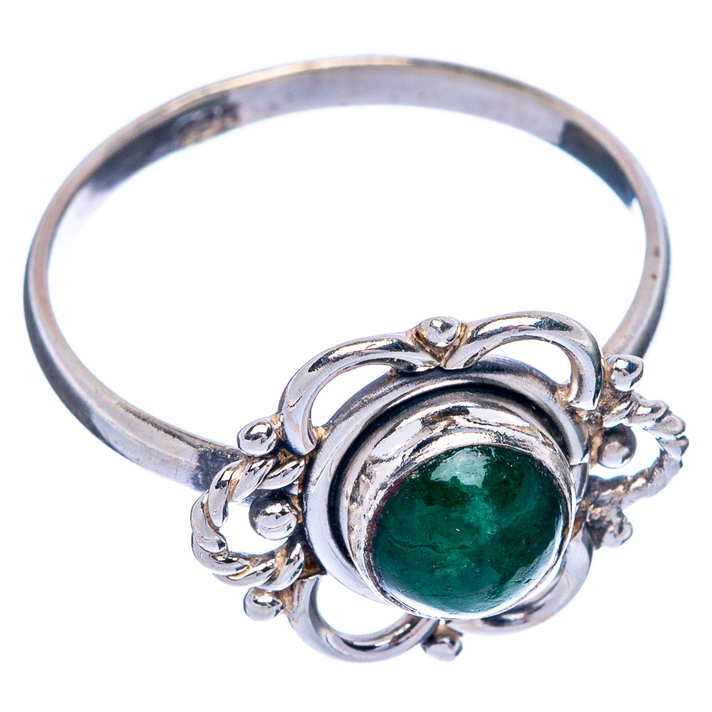 Green Onyx Dainty Ring Size 6.75 (925 Sterling Silver) R145426