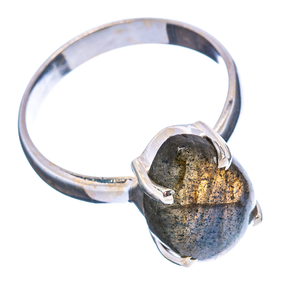 Labradorite Ring Size 9 (.925 Sterling Silver)