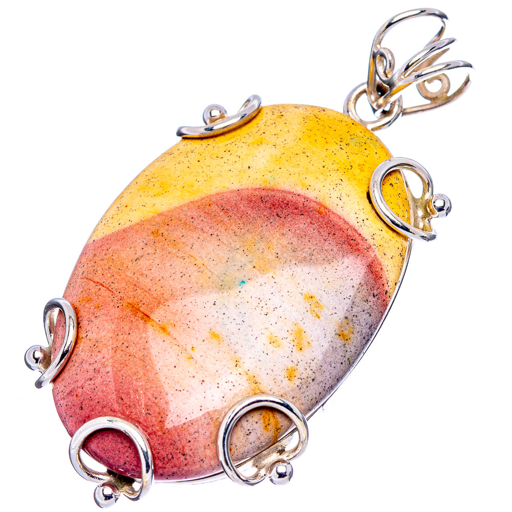 Mookaite Pendant 2" (.925 Sterling Silver)