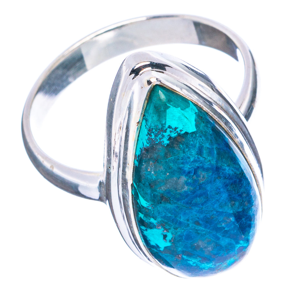 Peruvian Chrysocolla Ring Size 9 (.925 Sterling Silver)