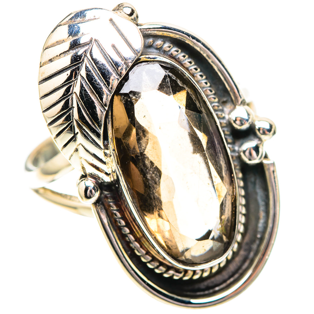 Smoky Quartz Ring Size 9 (925 Sterling Silver) RING138958