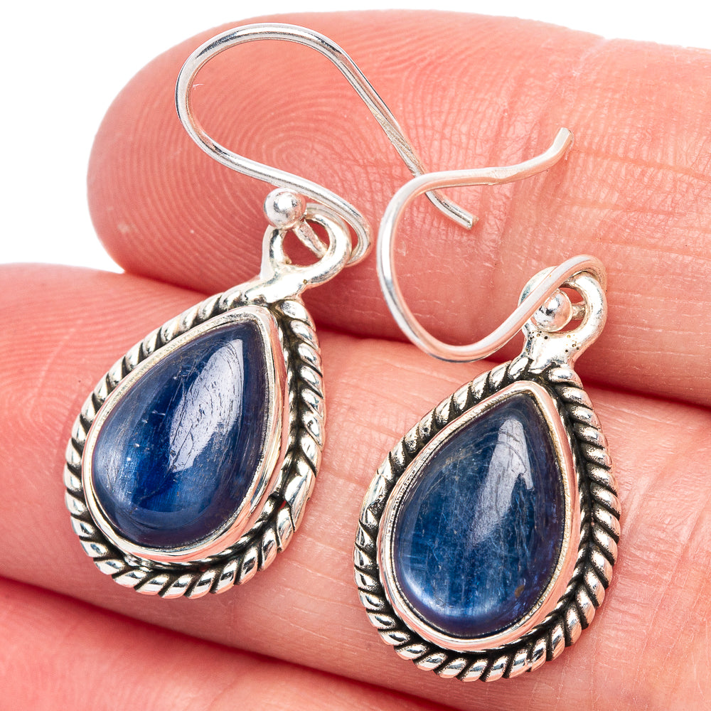 Kyanite Earrings 1 1/4" (925 Sterling Silver) E433340