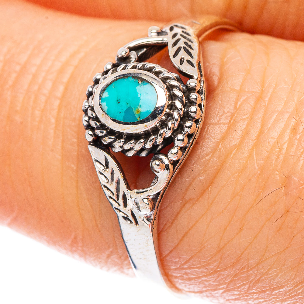 Rare Arizona Turquoise Ring Size 8.25 (925 Sterling Silver) R2307