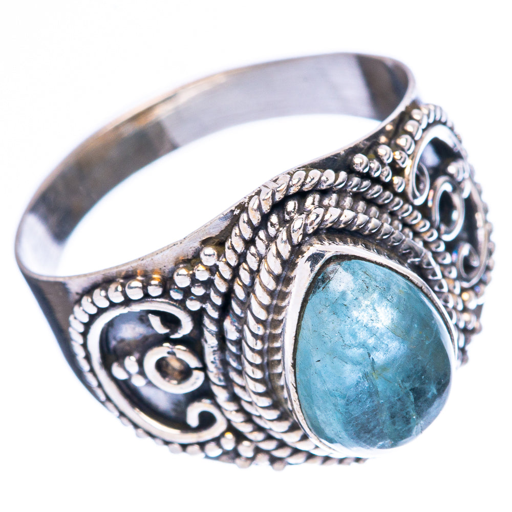 Aquamarine Ring Size 7 (925 Sterling Silver) R4009