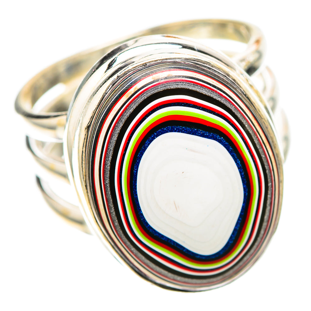Fordite Ring Size 7.5 (925 Sterling Silver) RING139249