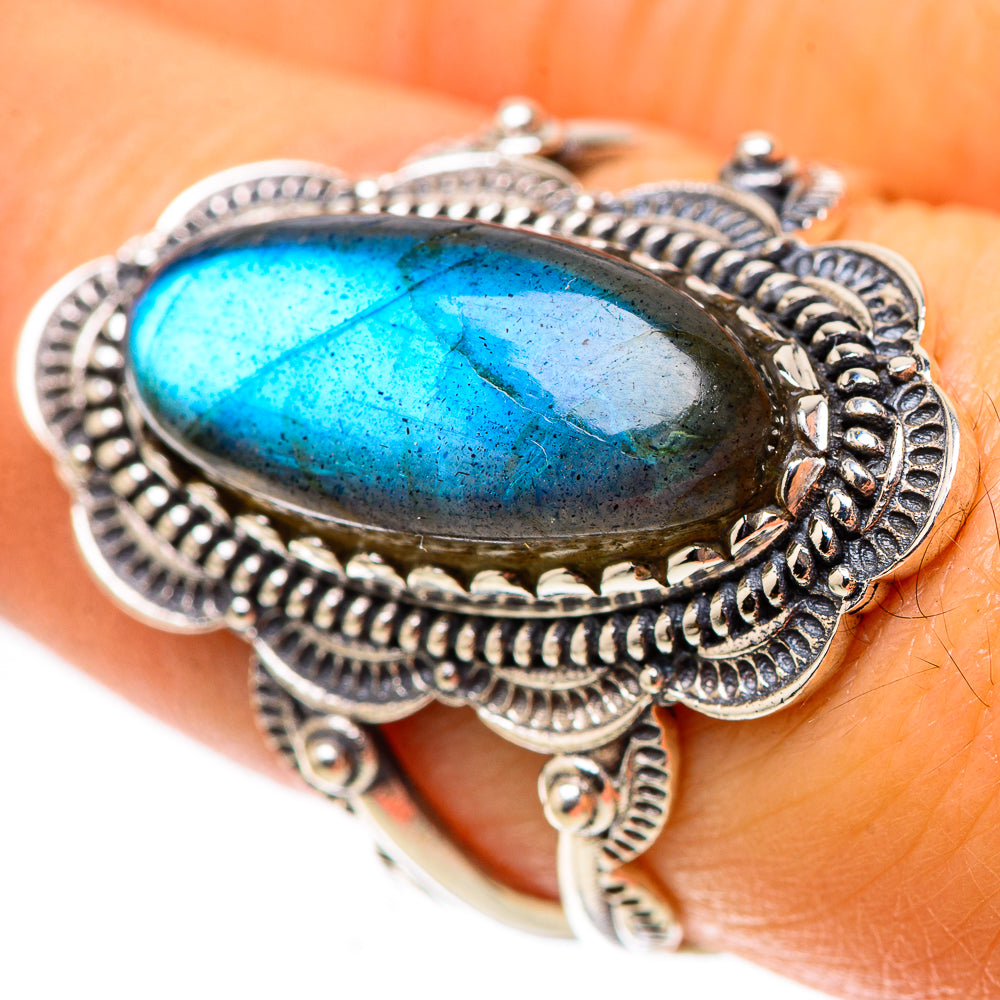 Labradorite Ring Size 7.75 (925 Sterling Silver) RING138539