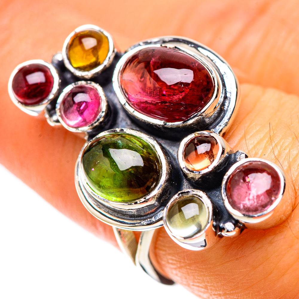 Signature Natural Tourmaline Ring Size 7.25 (925 Sterling Silver) RING138295
