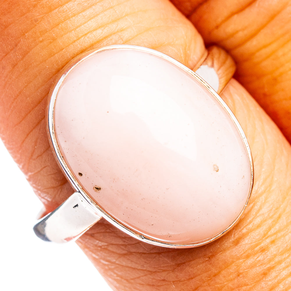 Pink Opal Ring Size 9.75 (.925 Sterling Silver)