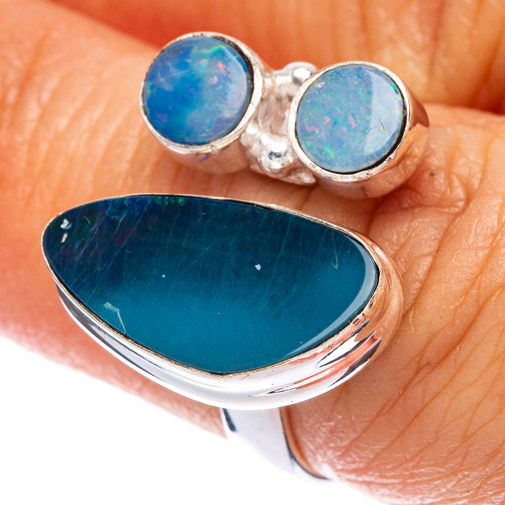 Doublet Opal Ring Size 6 (925 Sterling Silver) R146636
