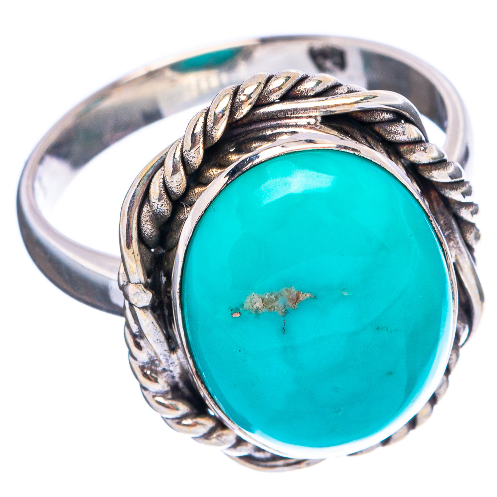 Rare Kingman Turquoise Ring Size 8.75 (.925 Sterling Silver)