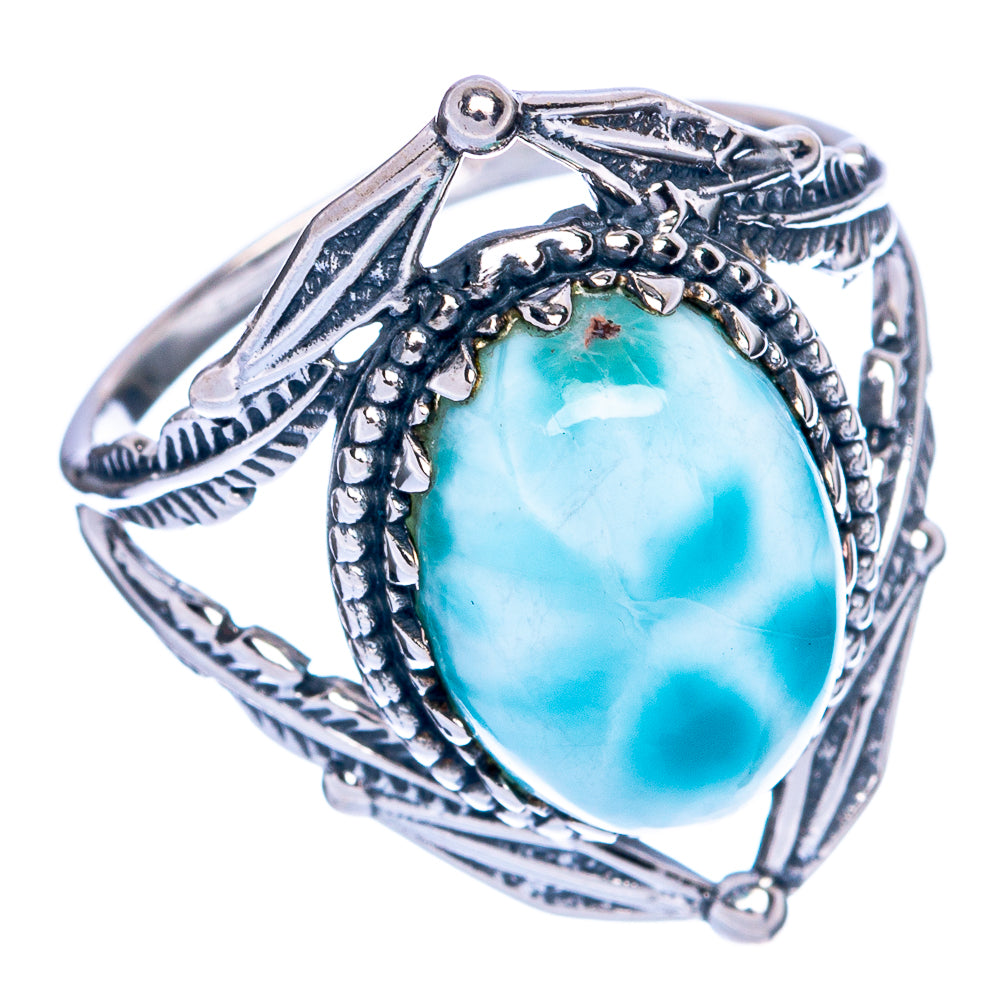 Larimar Ring Size 9 (925 Sterling Silver) R144443